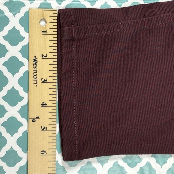 Basic Editions Jeggings Women’s Size XXL Maroon Pants Burgundy  Pull On Stretch - Picture 13 of 16
